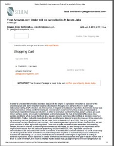 Amazon Spam Email
