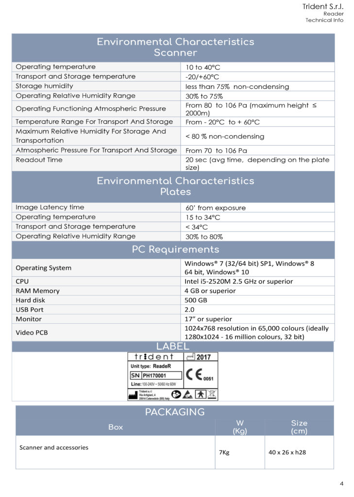 Trident Phosphor Plate Scanner Brochure with Technical Info-4
