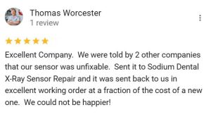 Sensor.Repair.5.Star.Review.Worcester.SodiumDental